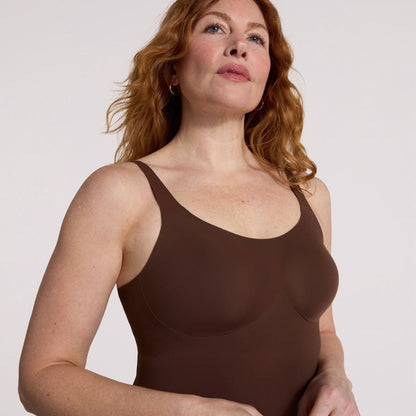 Structured Scoop Bra Tank