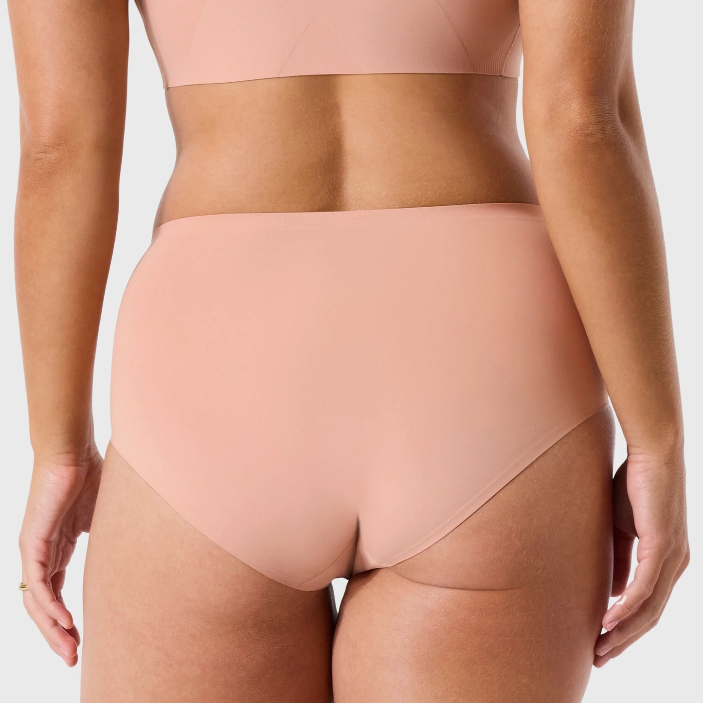 High-Waisted Retro Bikini — Mesh