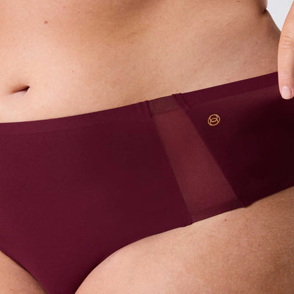 High-Waisted Thong — Mesh