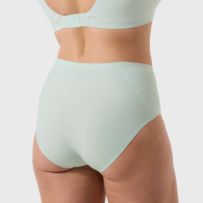 Smooth Lace High-Waisted Retro Bikini