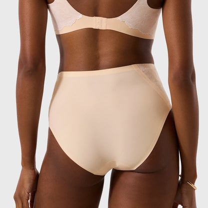 Smooth Lace High-Waisted Retro Bikini