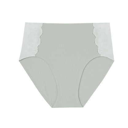 Smooth Lace High-Waisted Retro Bikini
