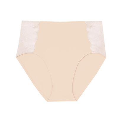 Smooth Lace High-Waisted Retro Bikini